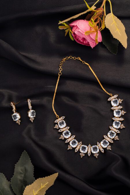 White Square Crystal sets, suits all style