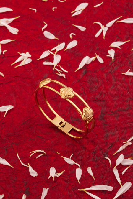 Sleek and Simple Golden Bracelet