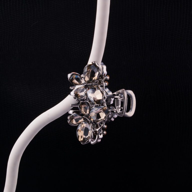 Grey Clutchers with embedded Crystals