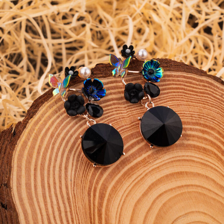 Floral Cluster Statement Drops